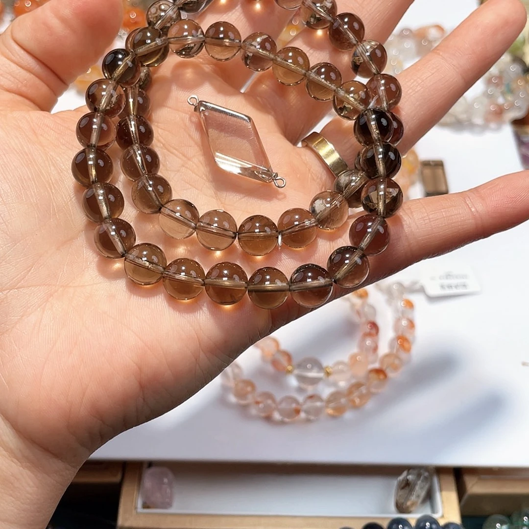 恭***发手链未镶嵌水晶茶水项链