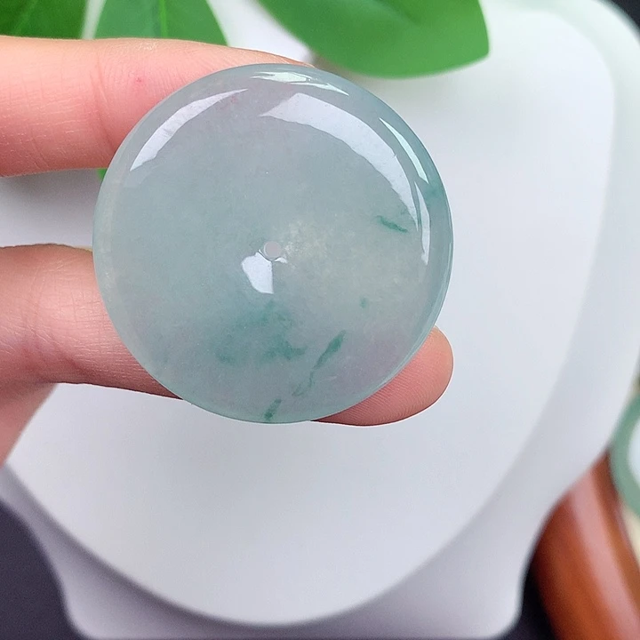 颈饰未镶嵌翡翠34号34.6-5.8mm