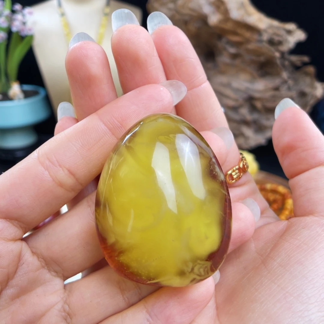 【闪购商品】琥珀珠宝奇石未镶嵌水胆