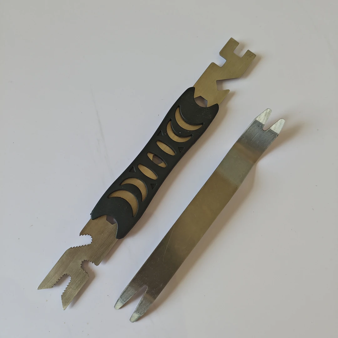 指纹锁维修插片和撬杠套锁具维修辅助工具