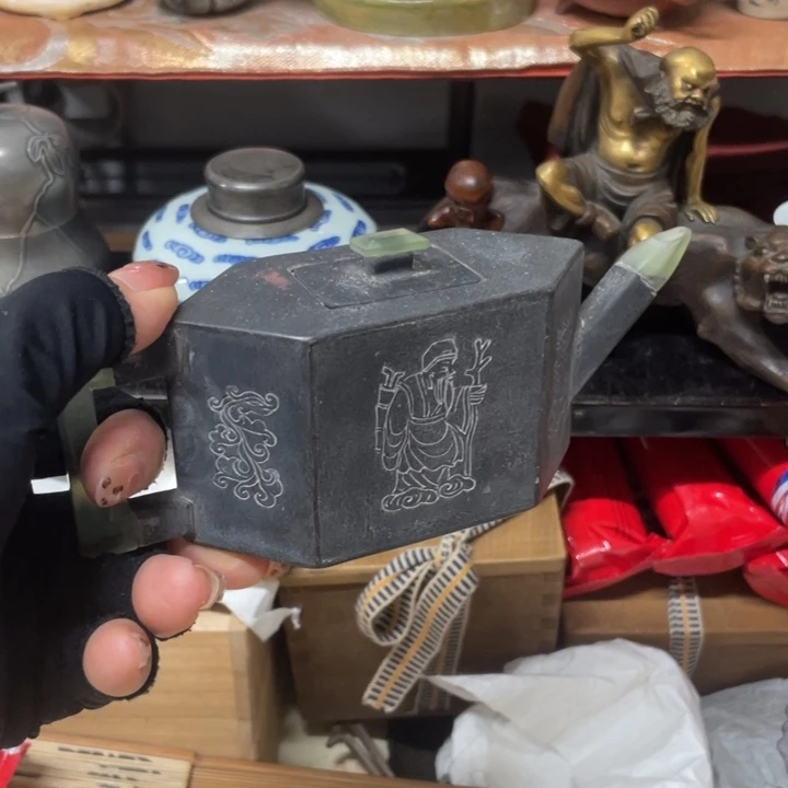 锡中古工艺品摆件