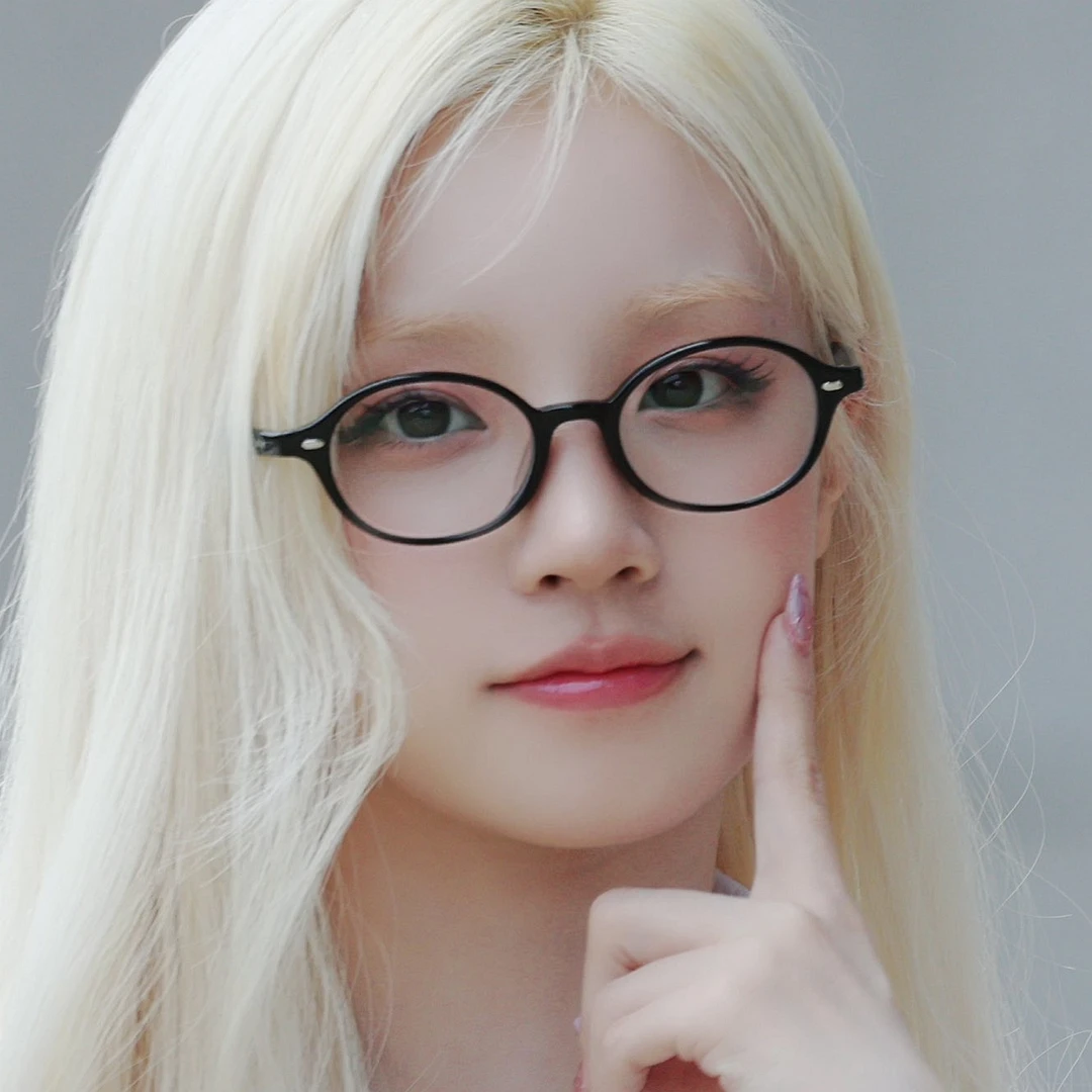 宋雨琦同款书呆子黑框眼镜女气质素颜高智感方圆脸近视眼镜框架潮