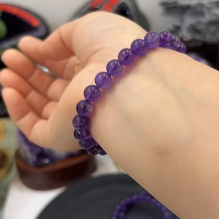 珠宝半成品紫晶未镶嵌