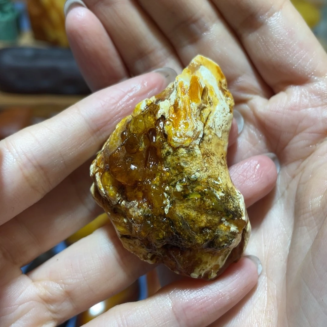 咖***晓定制蜜蜡未镶嵌波罗的海琥珀蜜蜡原石