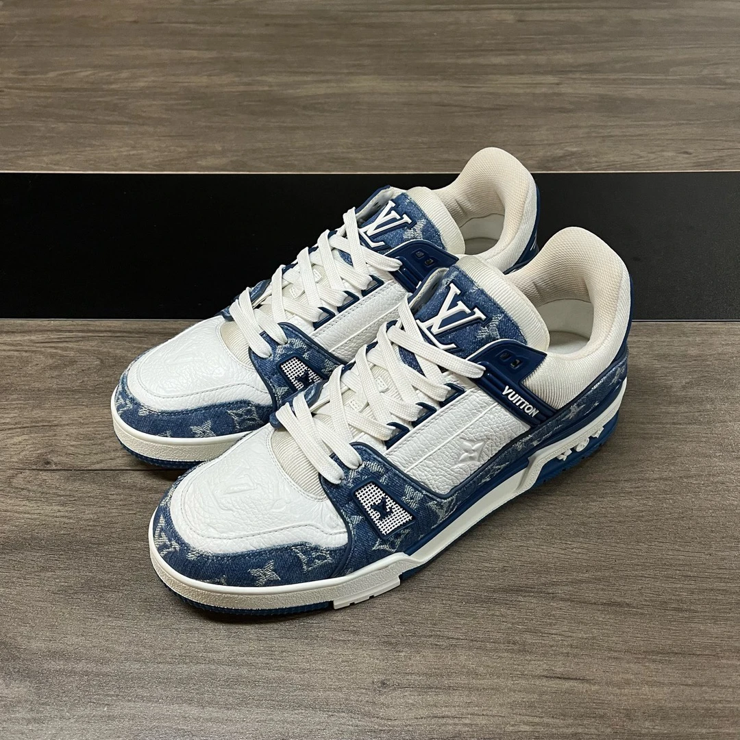 LV trainer白蓝牛仔 43码 e0901 成色等级：A级