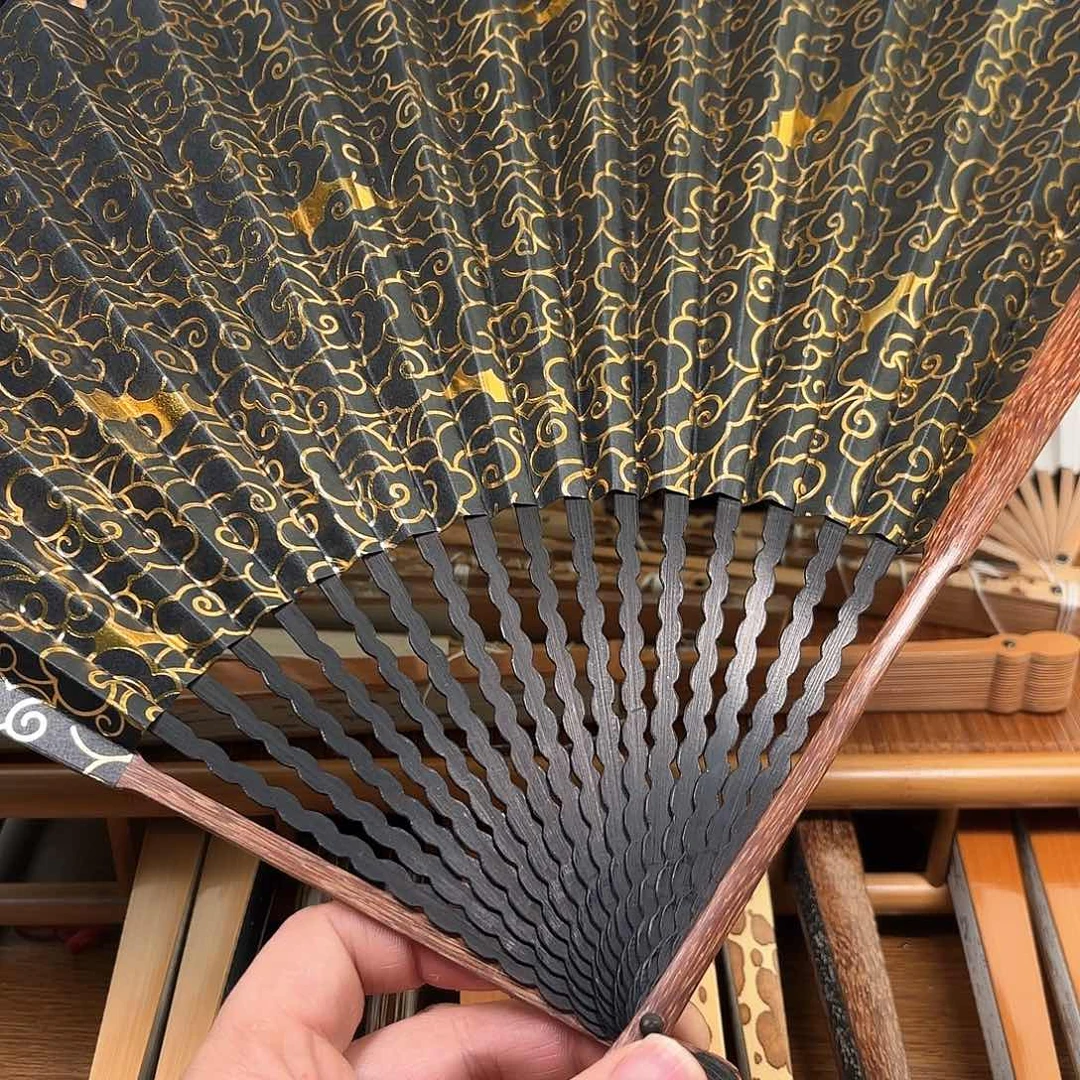 扇子芝麻粽龙鳞祥云金