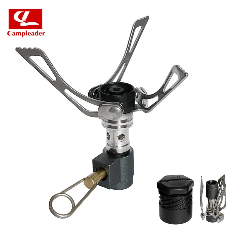 户外野营迷你小炉头便携式口袋超小炉头折叠炉头野炊气炉燃气炉