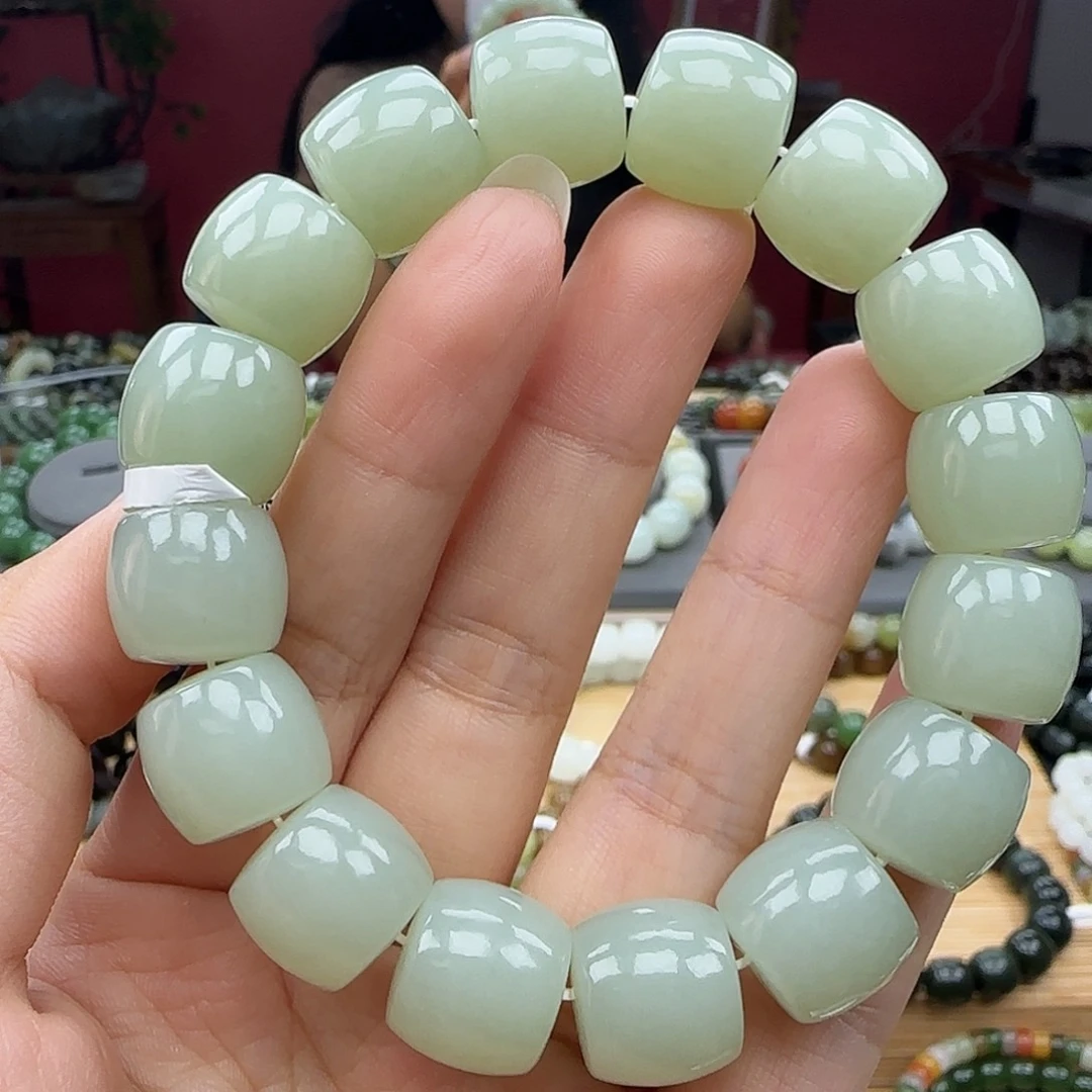 和田玉未镶嵌手链