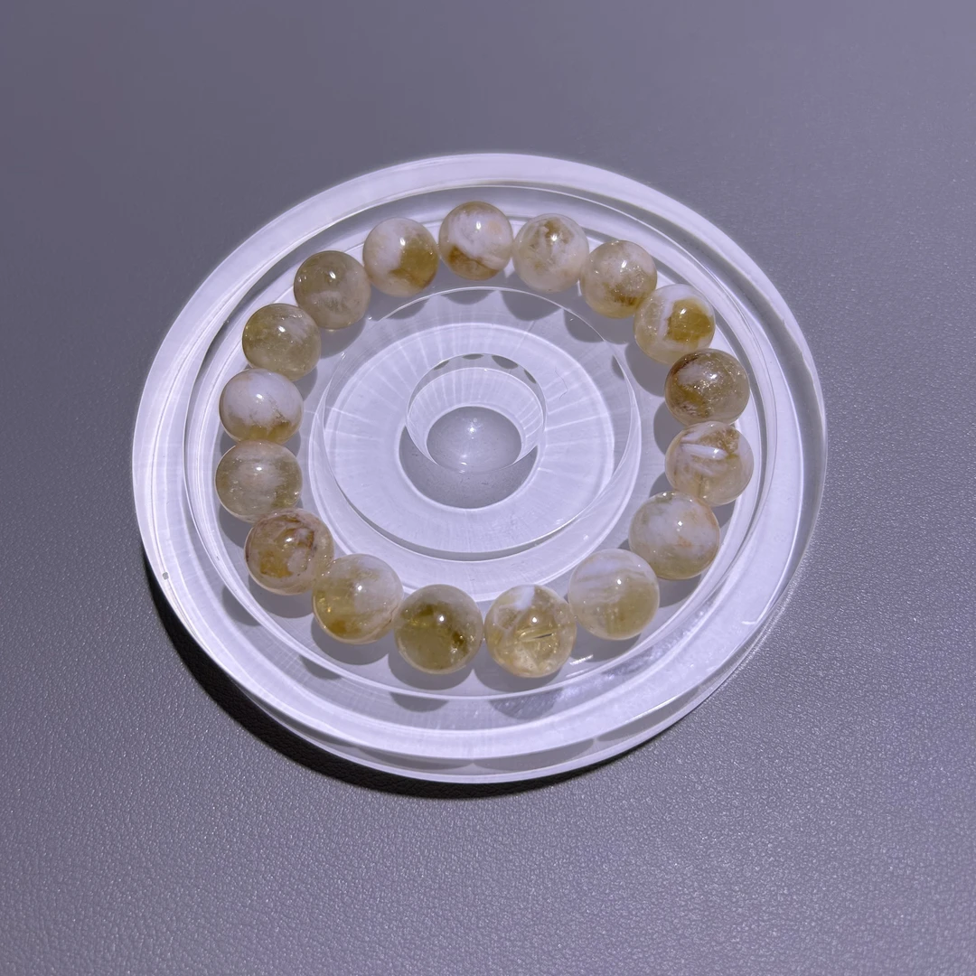 Y059，天然黄塔晶手串手链，12mm，多样性发其一