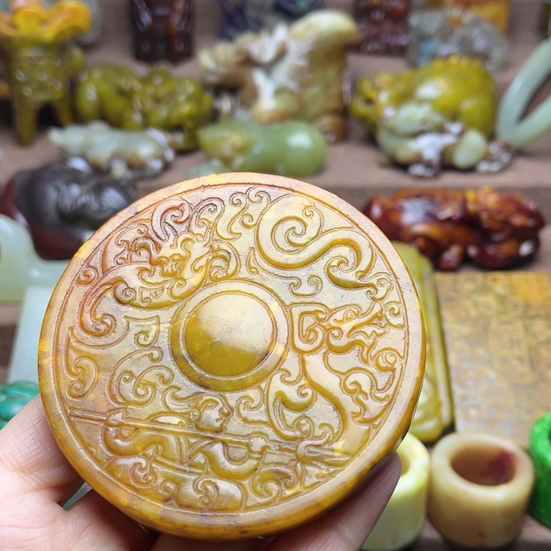 白玉菩提吊坠90。。