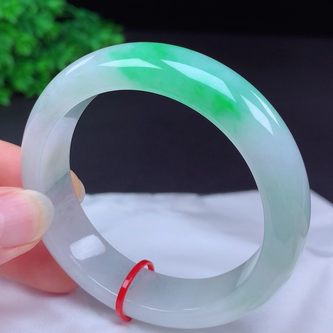 翡翠未镶嵌手镯56圈口431625