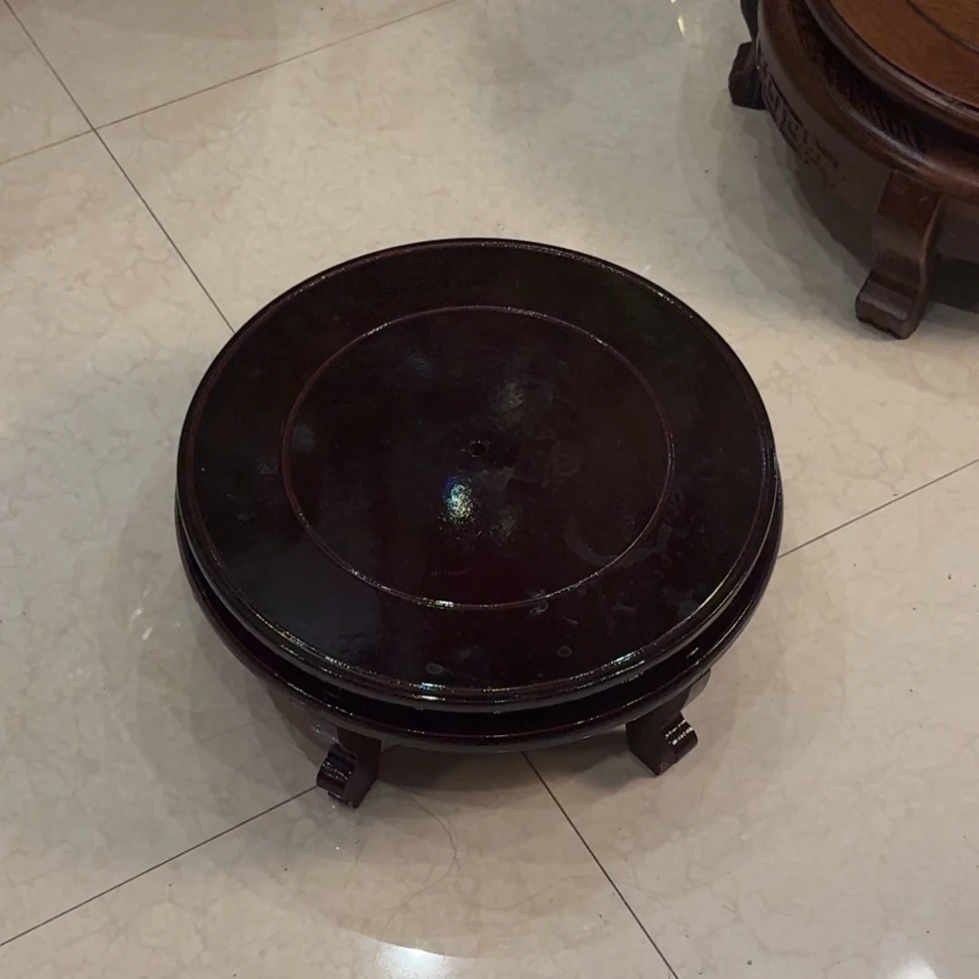 用***6实木黑色高密度53缸底座