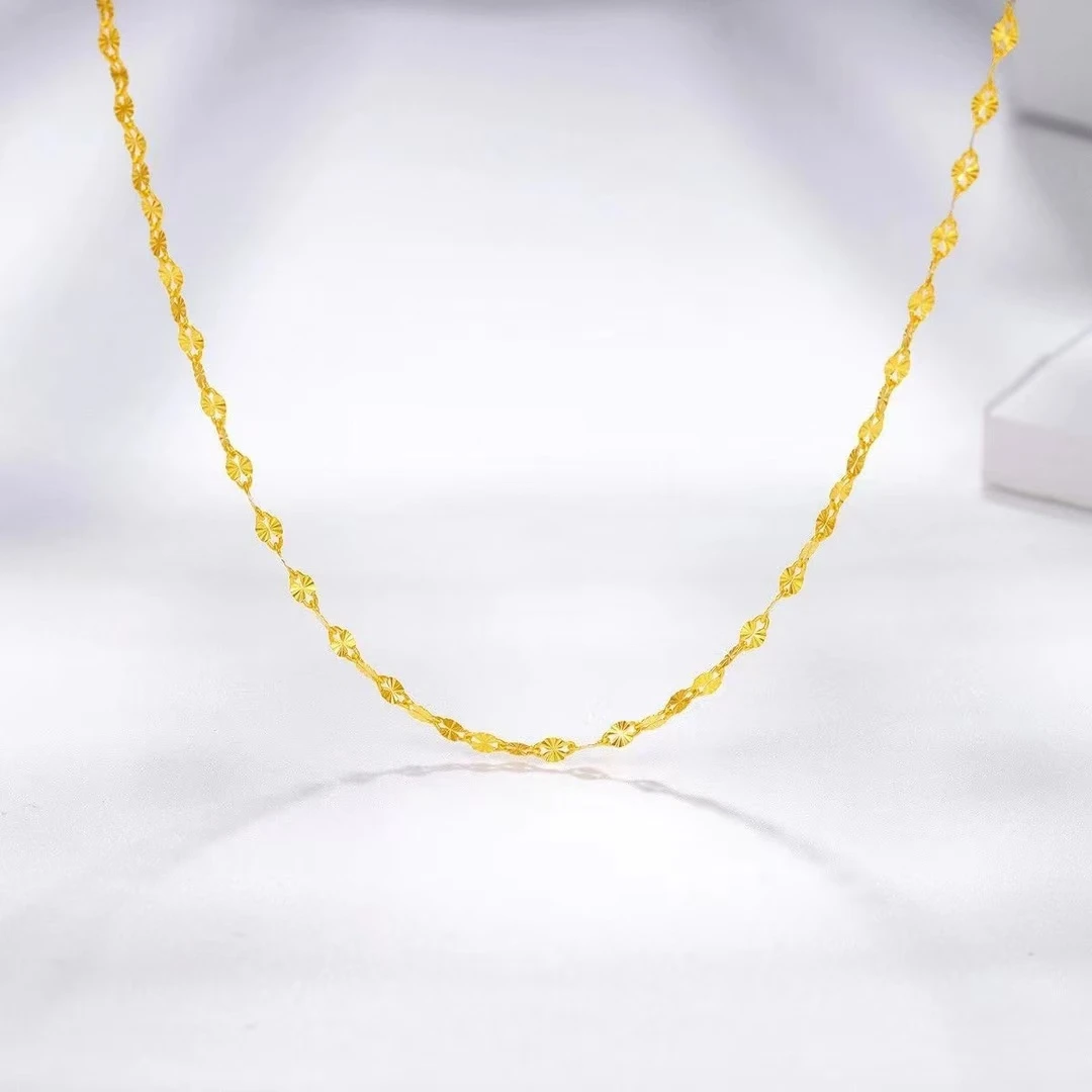 链子足银 【黄色雪花莲45厘米】不含吊坠
