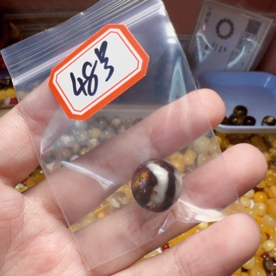 琥珀裸石未镶嵌精*妈48号，14+mm奥利奥，全品