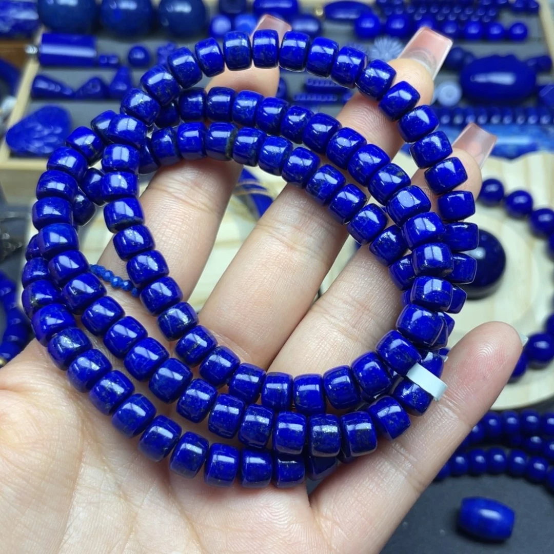 青金石未镶嵌7+直切多圈