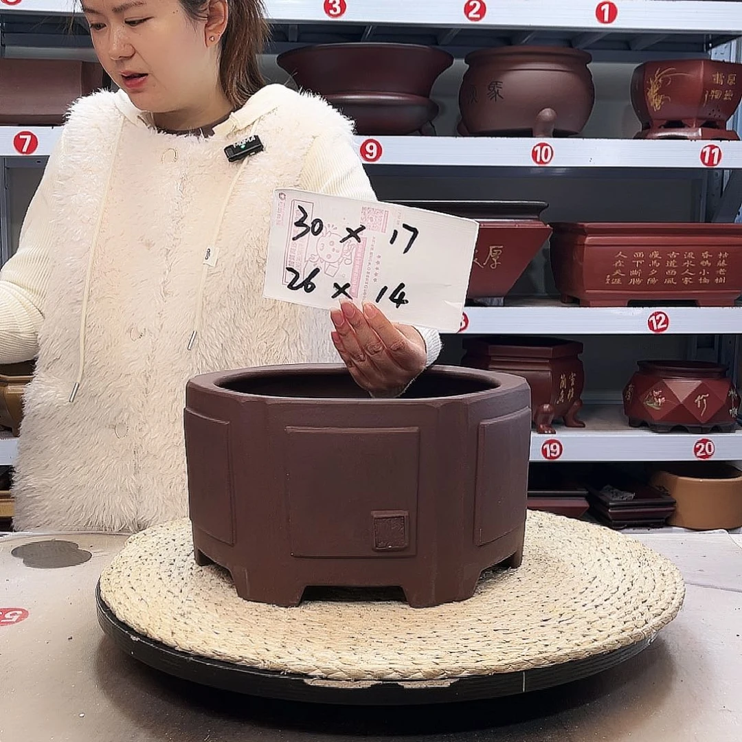 紫砂花盆紫砂花盆