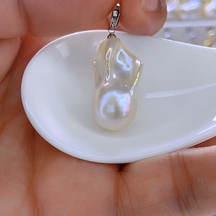 颈饰淡水珍珠银S925镶嵌88