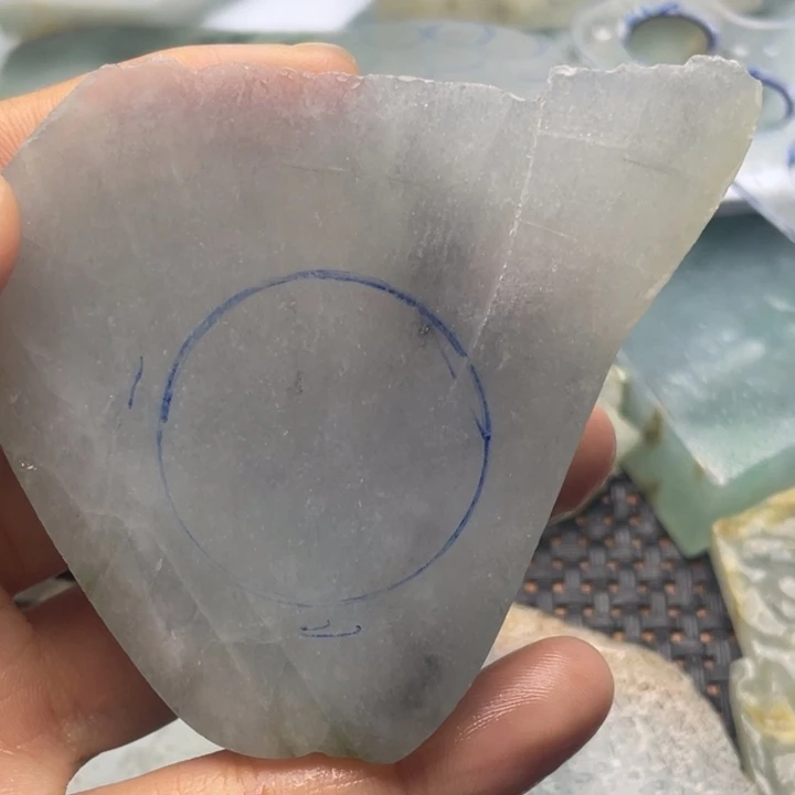 定制翡翠未镶嵌片料定制不退不换