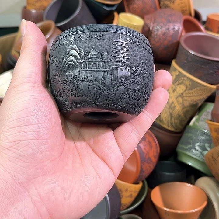 茶杯紫砂全手工紫砂主人杯