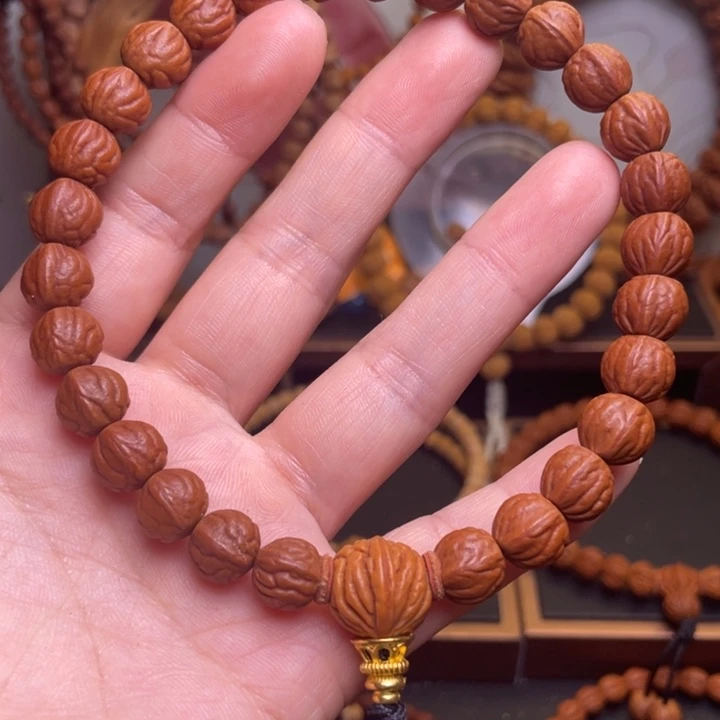 桃核吊坠龙文桃核