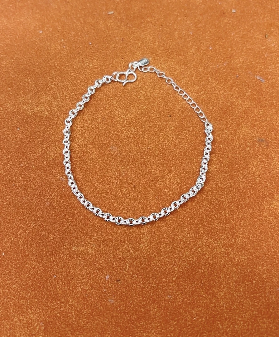 铜合金手链 92 水波纹星星女士手链