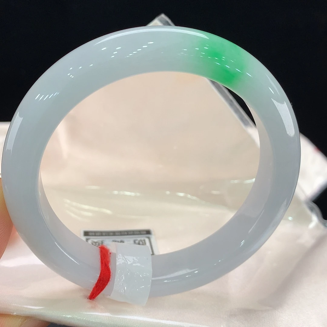 翡翠未镶嵌手镯0354