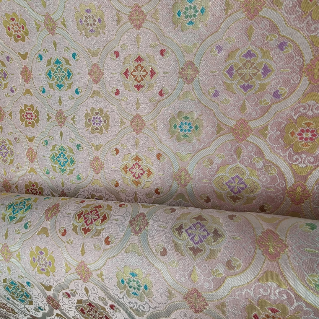 八方来财织金宋锦面料140门幅