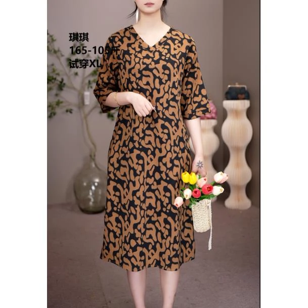 1601  【有口袋】长袖气质直筒遮肚子连衣裙