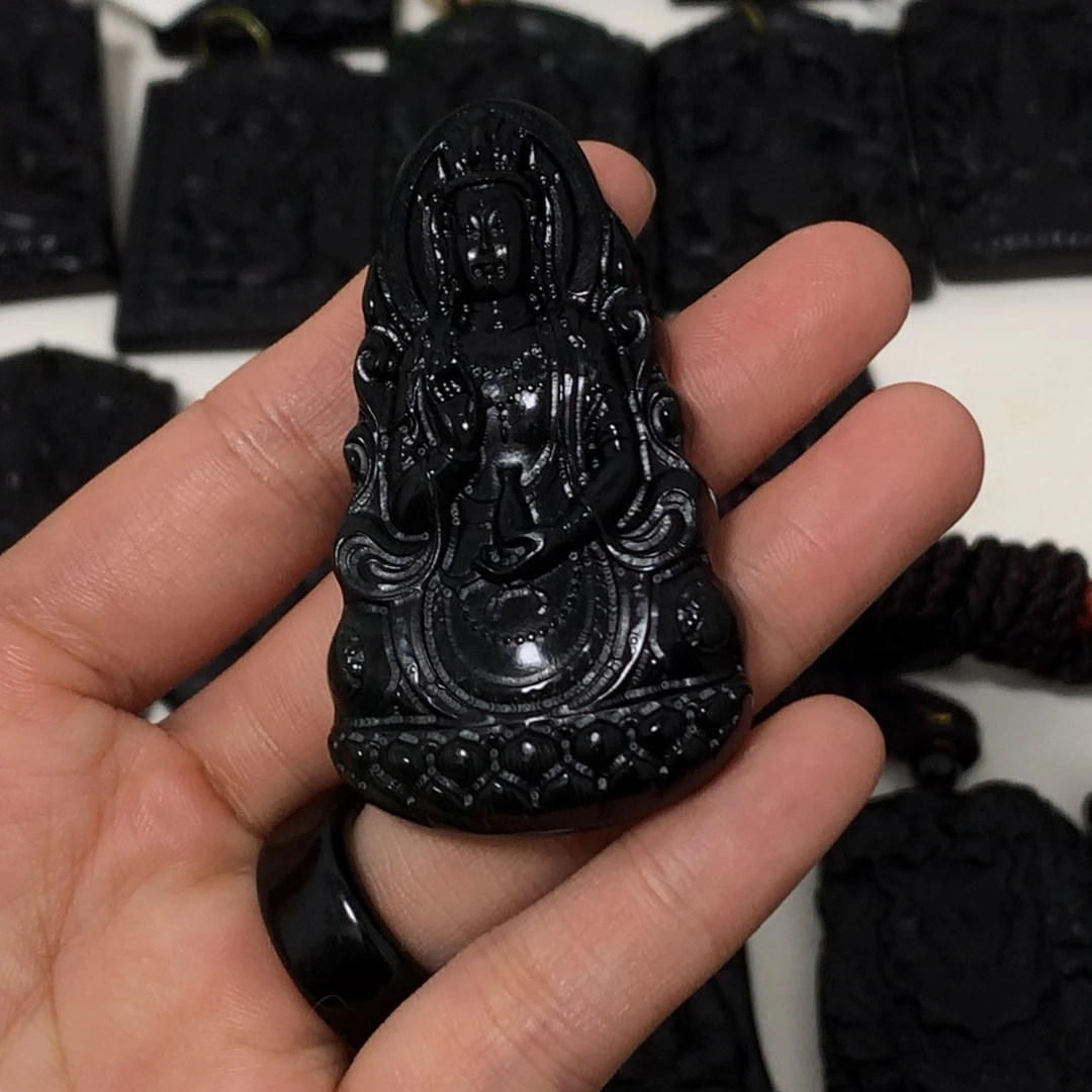 天然a货钢琴黑挂件