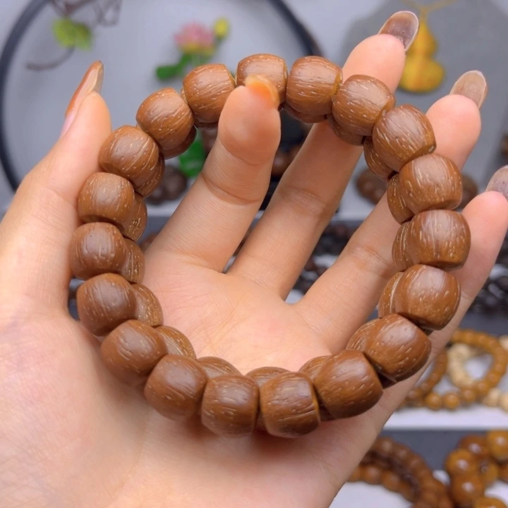 紫金鼠手串原皮直切12