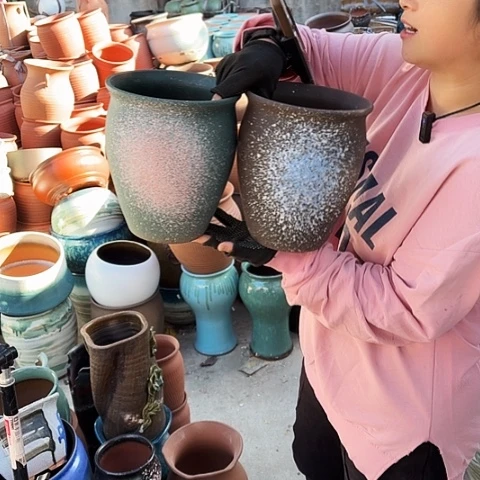 口18高22两个盆。