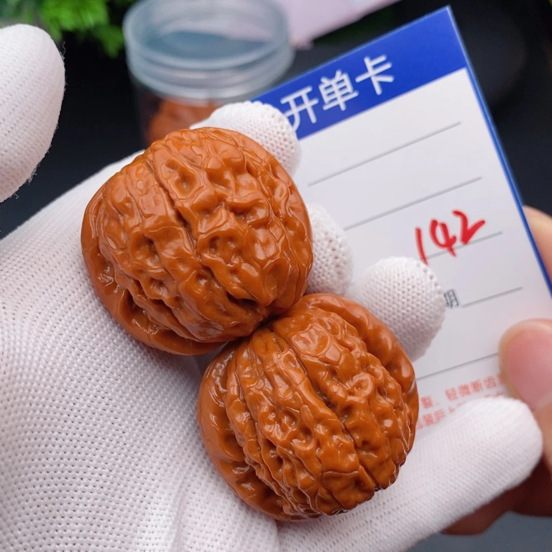 文玩核桃把件38甲骨文142