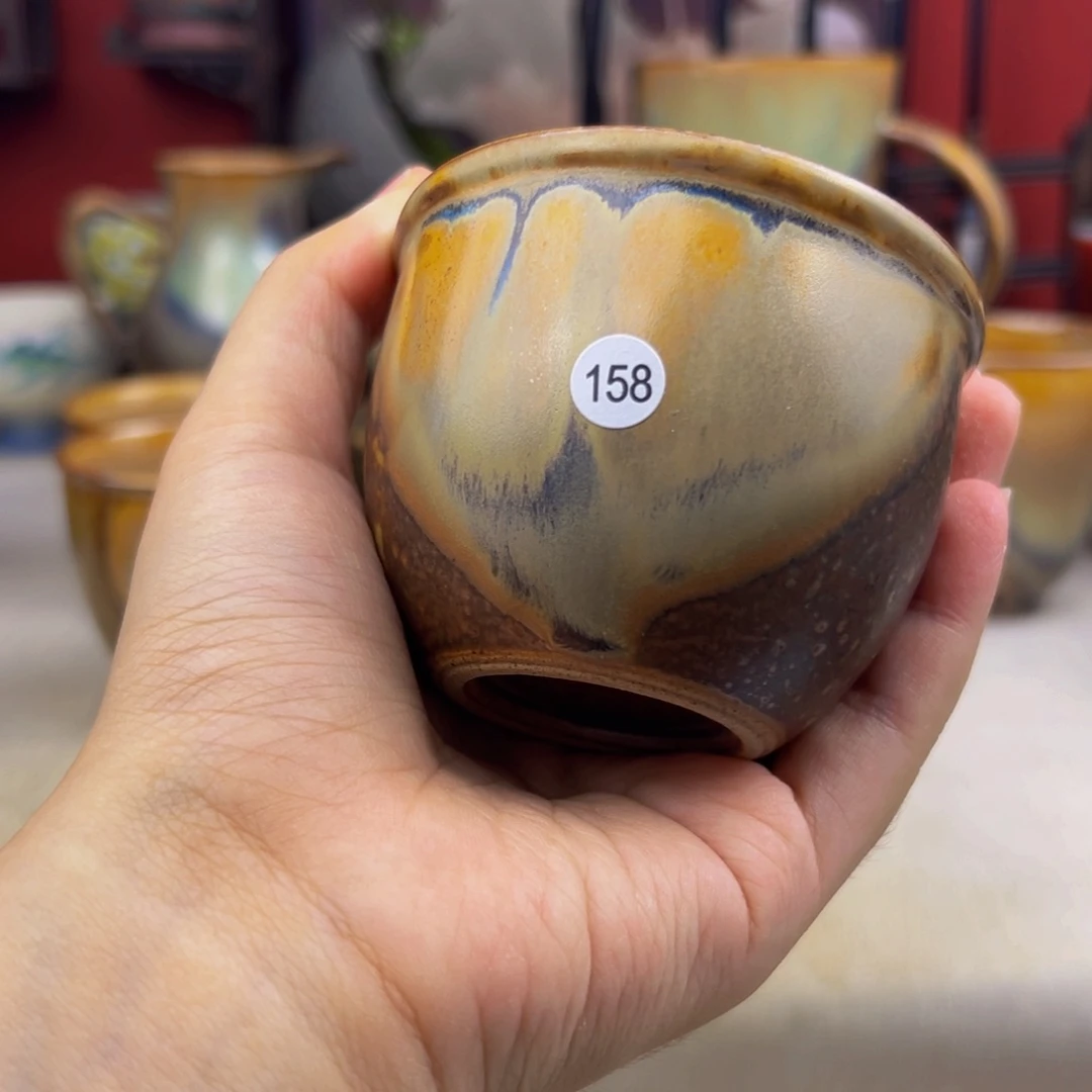 杯纯手工柴烧主人杯