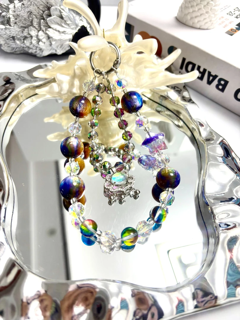 高级感纯手工手机链包链钥匙链