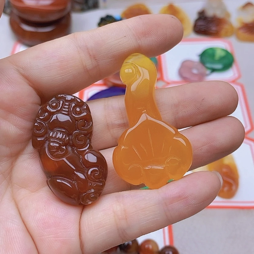 【闪购商品】玛瑙/玉髓未镶嵌珠宝半成品清**语