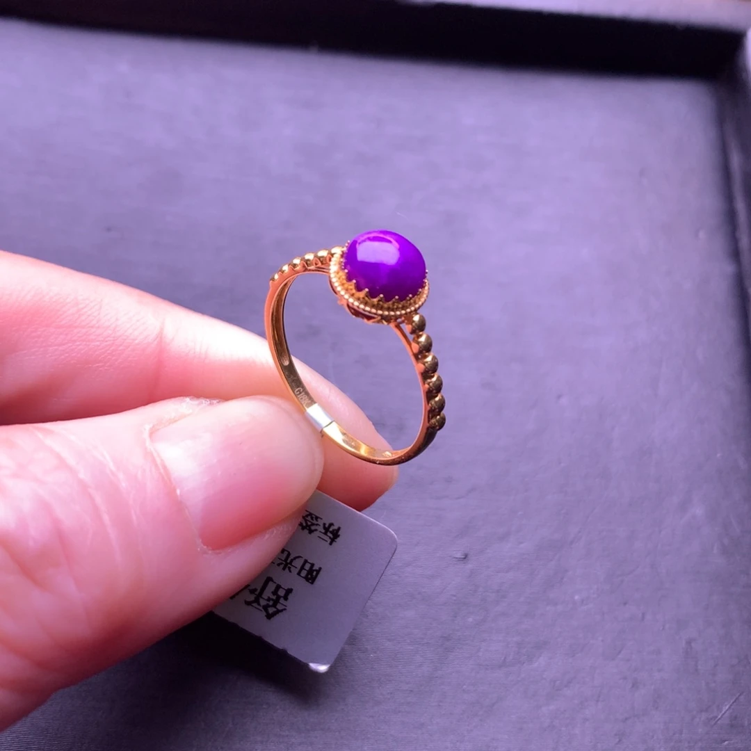 苏纪石（舒俱来）18K金镶嵌戒指