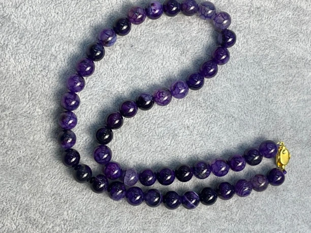 紫龙纹高端妈妈项链