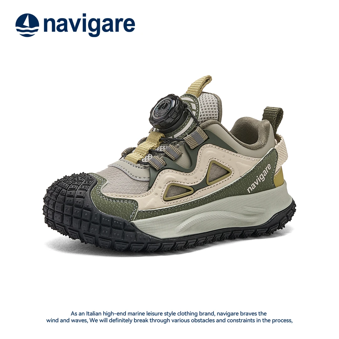 Navigare/纳维凯尔儿童秋季软底休闲鞋轻便透气运动鞋鞋子男童
