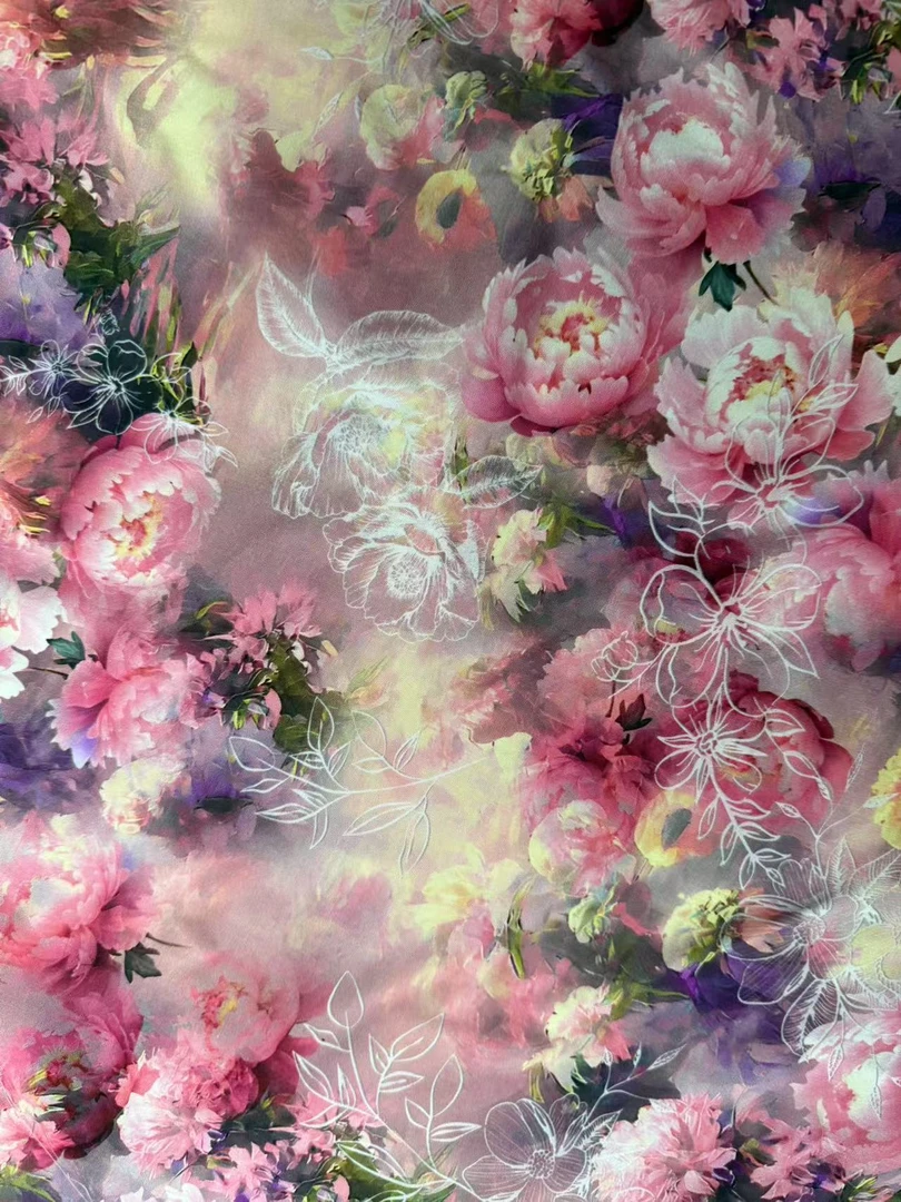 【海棠铺绣】新款绵绸布料