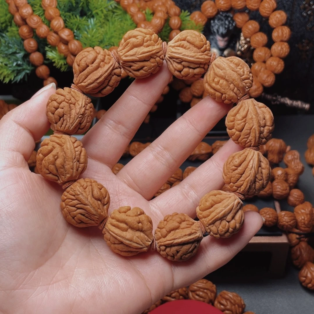 建***国桃核吊坠桃核手串