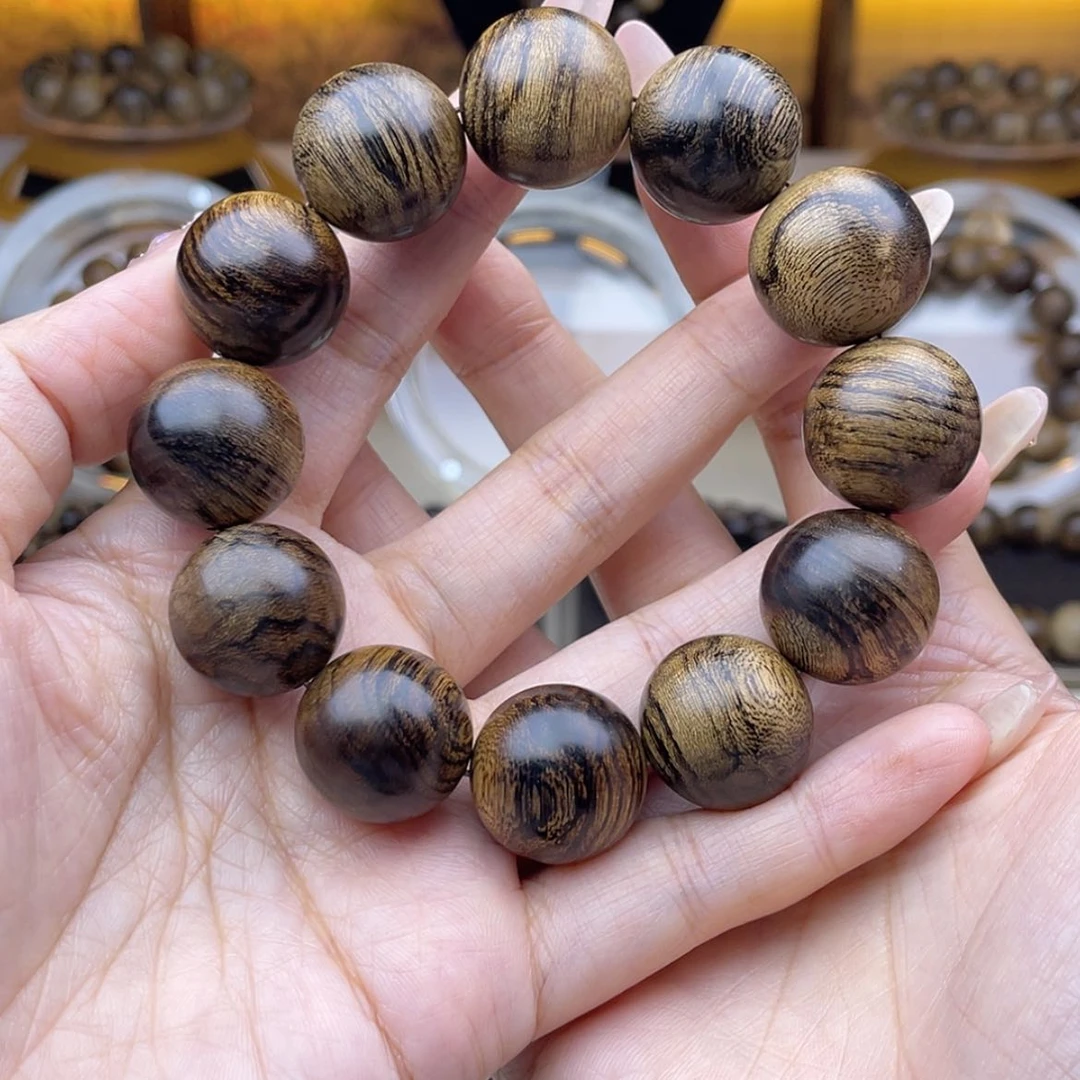 【闪购商品】手串沉香云****韦芽庄白棋楠留疤虎斑