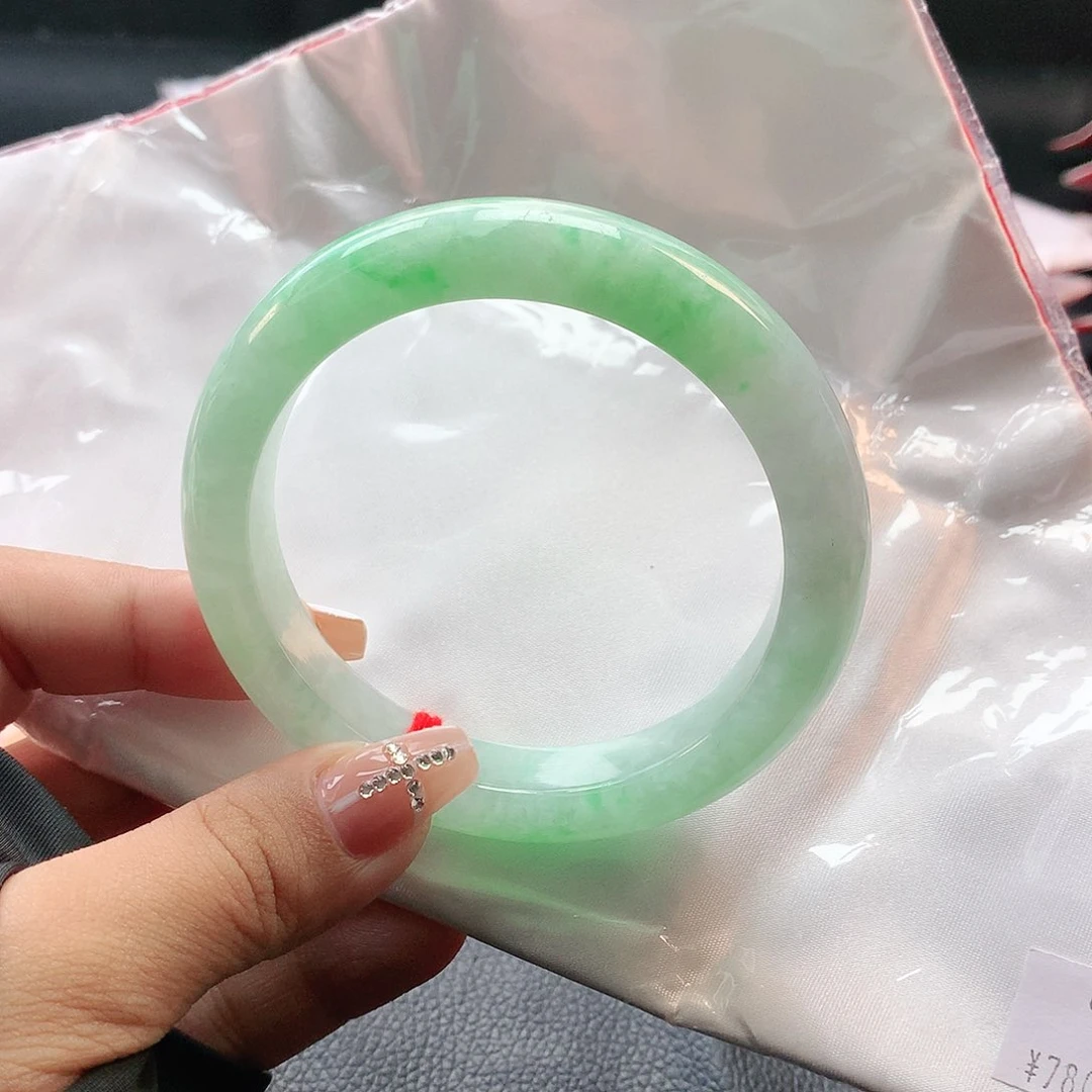 未镶嵌手镯翡翠61 天然缅甸a货翡翠2636