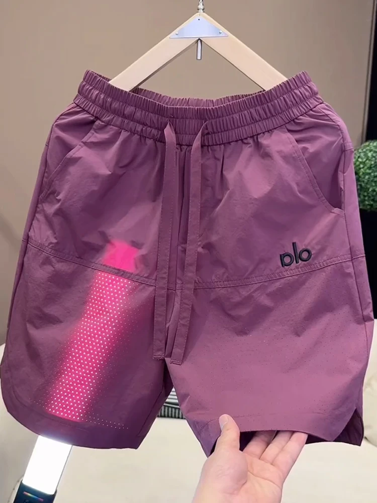 【高品质】夏季新款百搭男士休闲短裤潮流宽松运动冰丝速干五分裤