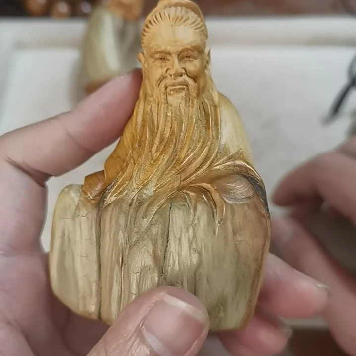 柏木（崖柏）把件庄子手把件