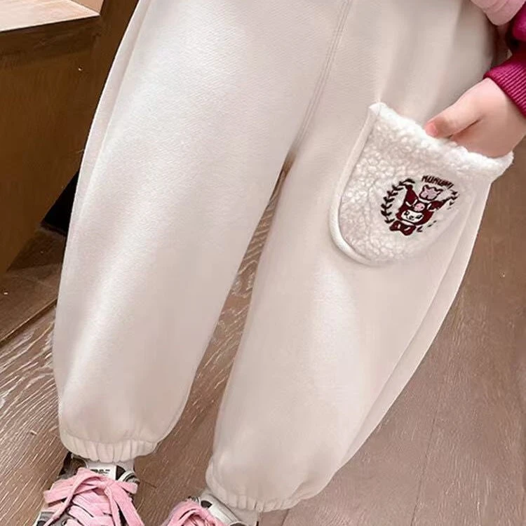 5801女童裤子春秋季女童卫裤2025新款小女孩洋气运动裤女宝束脚裤