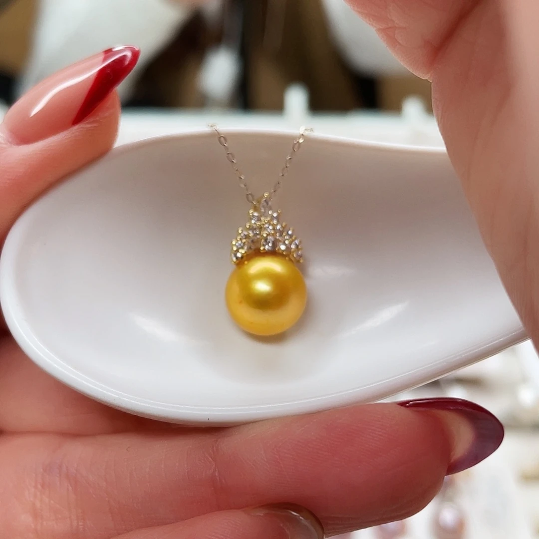 淡水珍珠吊坠(赠链)合金