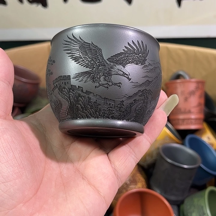 茶杯紫砂全手工紫砂主人杯