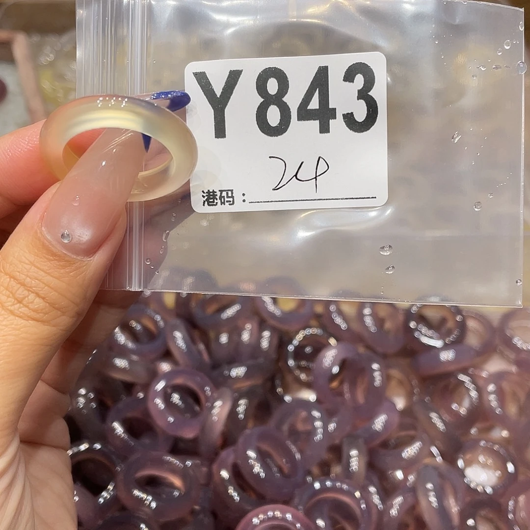 玛瑙/玉髓未镶嵌戒指843