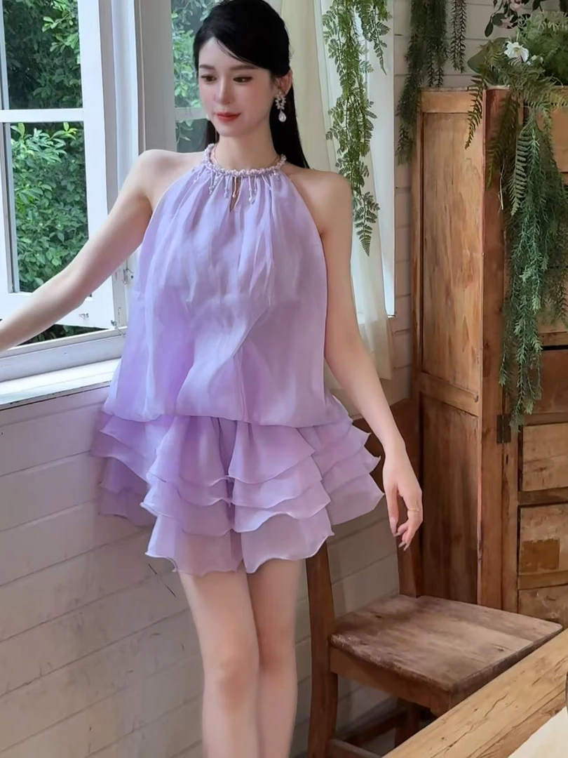 静宝儿【紫罗兰】气质显白高级女装