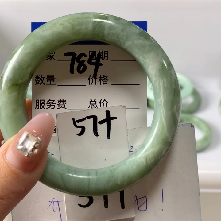 蛇纹石玉手镯未镶嵌784